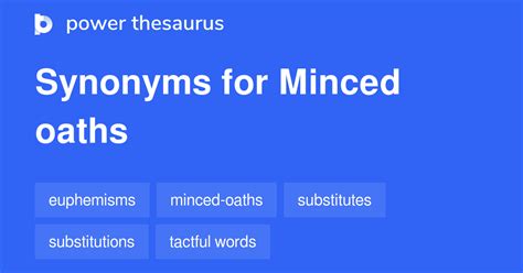 minced oath crossword clue|Minced Oaths.